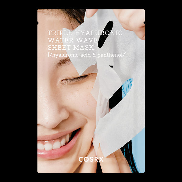 [COSRX] HYDRIUM TRIPLE HYALURONIC WATER WAVE SHEET MASK 1+1 -1pcs